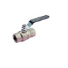 Norgren Nickel Plated Brass Threaded 2-Way Ball Valve ISO 7.1 40 bar 200°C 602112188