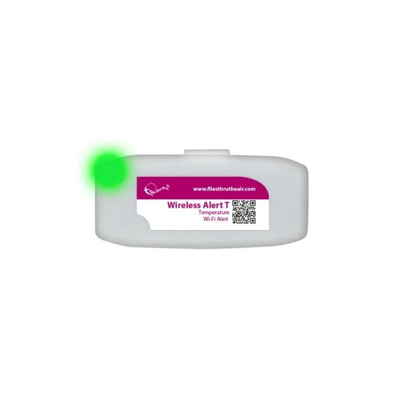 Lascar Wireless Alert T Temperature Data Logger WiFi, Battery Operated, Accuracy ±1°C, IP54, 1 Channel WIRELESS ALERT-T