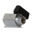 Norgren Nickel Plated Brass Threaded 2-Way Reduced Bore Ball Valve G 10 bar 601112228