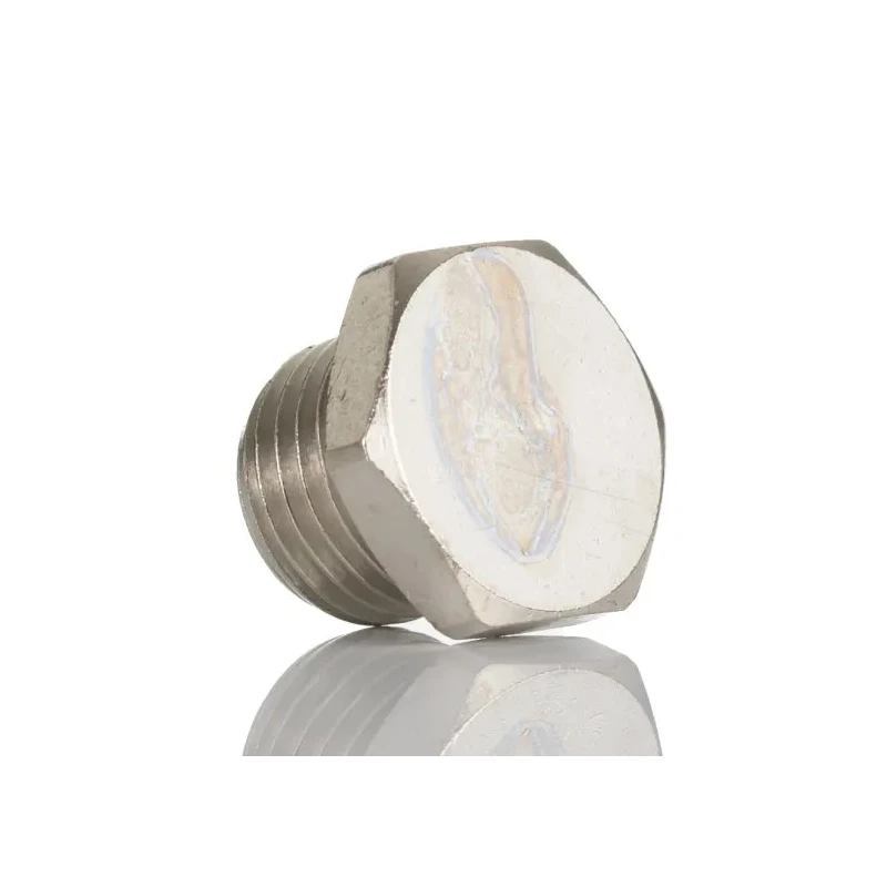 Norgren Nickel Plated Brass Plug Fitting 1/4 in G Thread Size 13mm Length 160050028