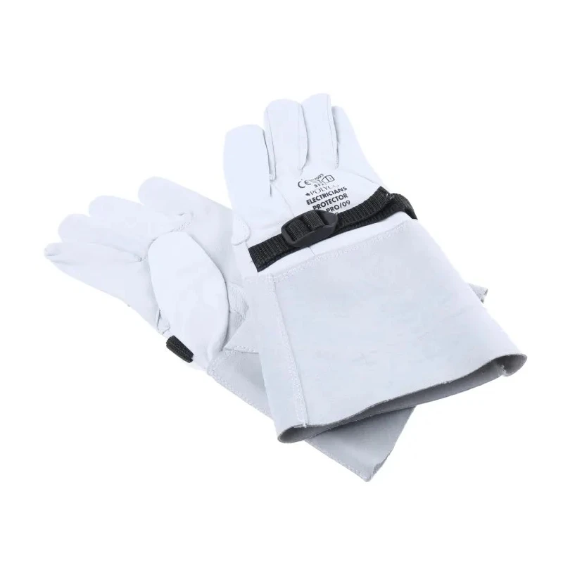 Polyco Healthline Electricians Gloves Grey Leather Size 9 Uncoated RE-PRO/09