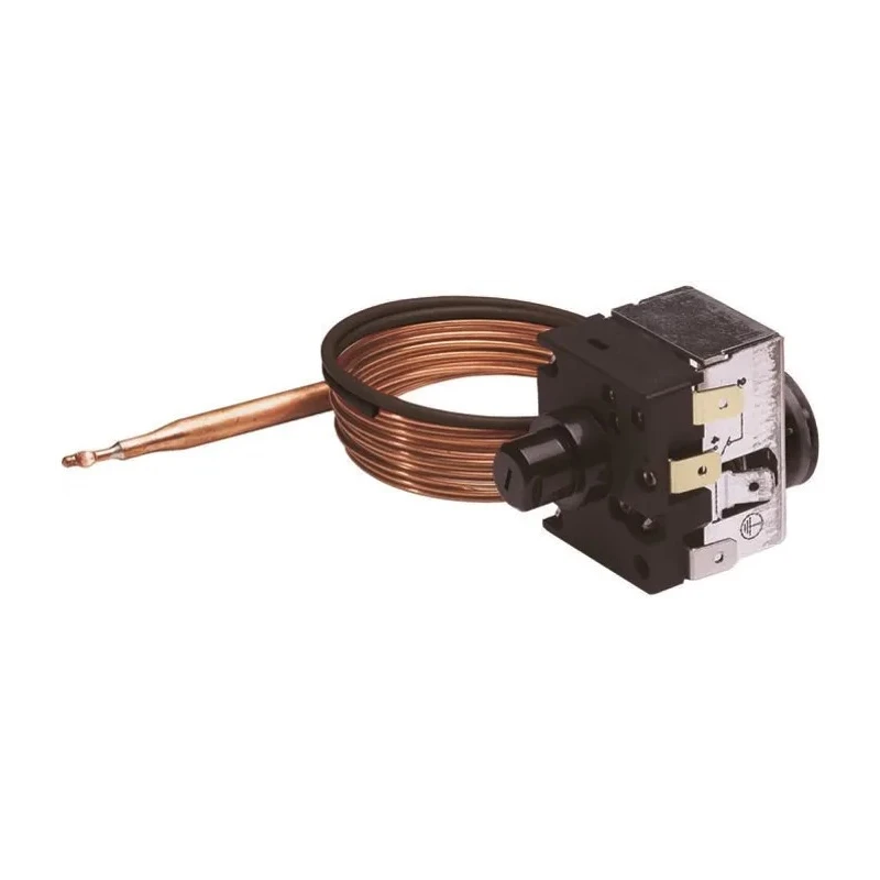 Jumo Capillary Thermostat, +100 °C Max Snap Action Switch, Automatic Reset 602031/80-000-100-00-2000-40-10-6-40-13-460/707,