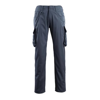 Mascot Workwear Ingolstadt Unisex Navy Work Trousers 37 in Waist 82cm Leg 16179-230-010 82C52
