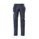 Mascot Workwear Kassel Unisex Navy Work Trousers with 82cm Leg Length 33 in Waist 17731-442-010 82C48