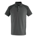 Mascot Workwear BOTTROP Anthracite Polyester, Cotton Men Short Sleeve Button Closure Polo Shirt 50569-961-1809 S