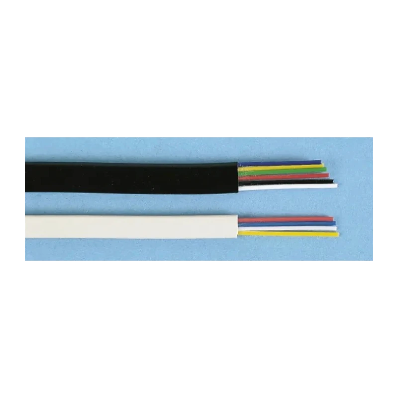 Decelect 4 Core Telephone Cable Black Sheath 0.066mm² Cross Section 40m Length SPE191354