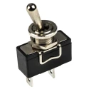 APEM Toggle Switch Panel Mount On-Off SPST Tab Terminal 24 V dc 250 V ac X12CP