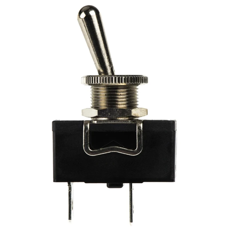 APEM Toggle Switch Panel Mount On-Off SPST Tab Terminal 24 V dc 250 V ac X12CP