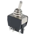 APEM Toggle Switch Panel Mount On-On DPDT Tab Terminal 24 V dc 250 V ac Y22CP