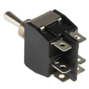 APEM Toggle Switch Panel Mount On-Off-On DPDT Tab Terminal 24 V dc 250 V ac Y32CP