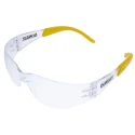 DeWALT Protector Safety Glasses Scratch Resistant UV Protection Clear Transparent Polycarbonate Lens Rubber DPG54-1D EU