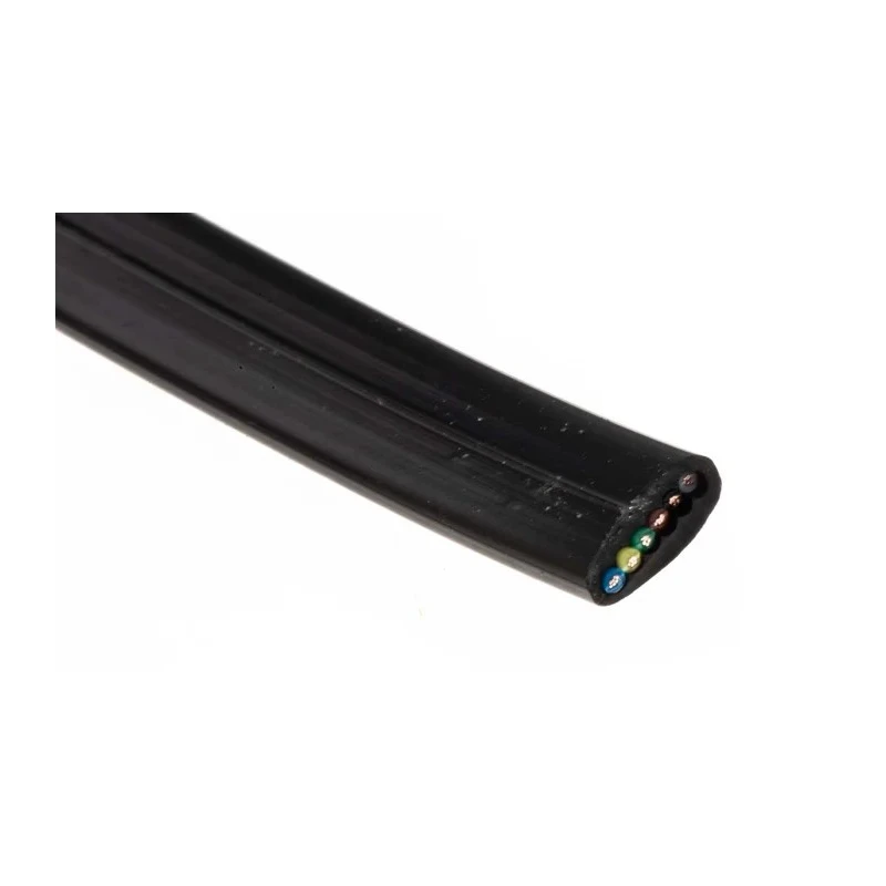 RS PRO 6 Core Telephone Cable Black Sheath 50 m 518-5746