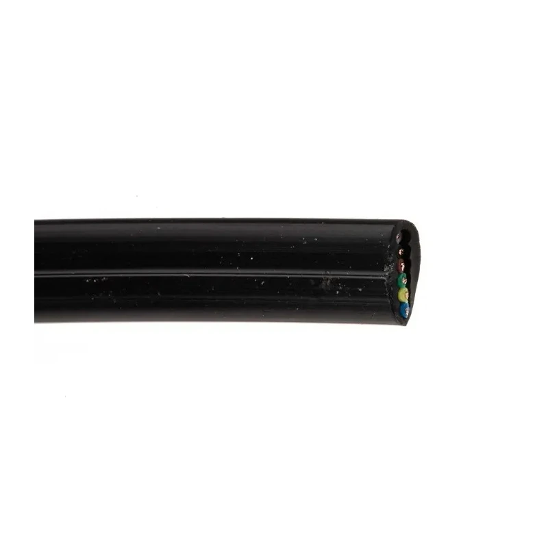 RS PRO 6 Core Telephone Cable Black Sheath 50 m 518-5746