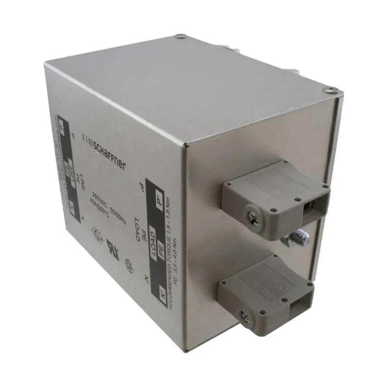 Schaffner DIN Rail EMC Filter 2 Phase 8A 520V AC 400Hz Terminal Block FN2412H