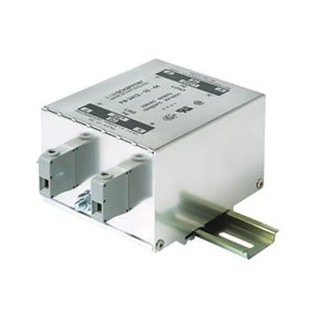 Schaffner DIN Rail EMC Filter, Terminal Block, 1 Phase, 32 A, 250V AC, 400Hz, Model FN2412