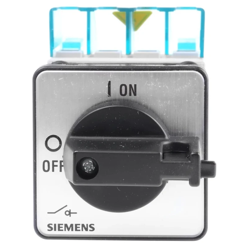 Siemens 3-Pole Panel Mount Isolator Switch IP65, 16A, 7.5 kW, 690V ac, Series 3LD 