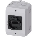 Siemens 3-Pole Front Isolator Switch IP65 32A 12 kW 