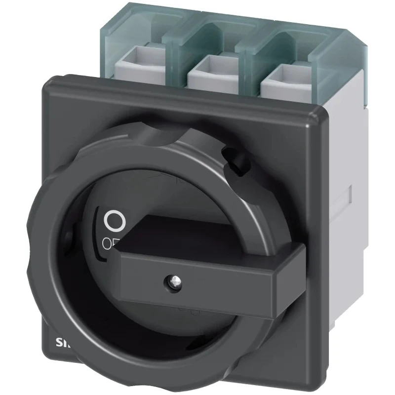 Siemens 3-Pole Panel Mount Isolator Switch IP65, 100A, 37 kW 
