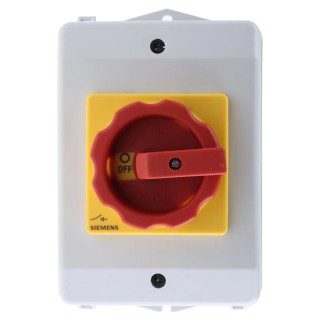 Siemens 3-Pole Front Mount Isolator Switch IP65, 25A, 10 kW, Screw Terminal 
