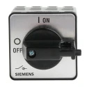 Siemens 3-Pole Panel Mount Isolator Switch IP65 690V AC 16A 8 kW 
