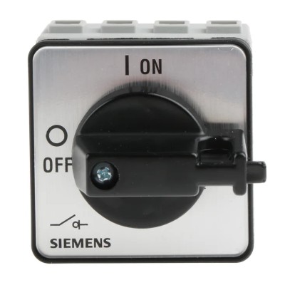 Siemens 3-Pole Panel Mount Isolator Switch IP65 690V AC 16A 8 kW 