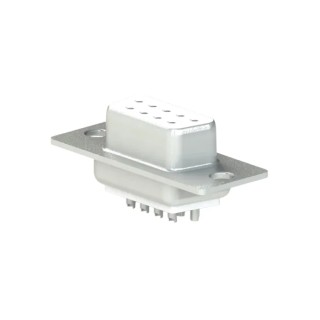 RS PRO 9 Way Straight 2.77 mm Pitch Panel Mount D-Sub Connector with Screw Female 218-4251