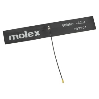 Molex Square Omni-Directional GSM & GPRS Antenna with Micro-Coaxial RF Connector 207901-0100