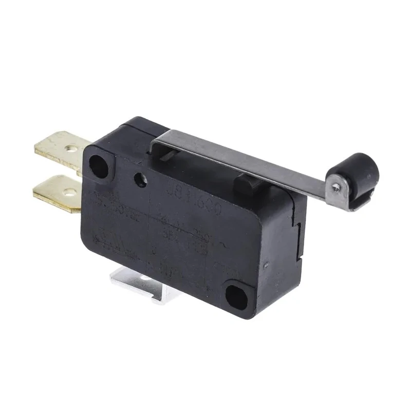Crouzet Roller Lever Micro Switch, Tab Terminal, 16A, 250 V ac, SPCO 83160065