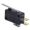 Crouzet Lever Micro Switch with Tab Terminal, 16A Current, 250V AC, Polyamide Housing, Miniature Microswitch 83160347