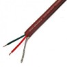 Van Damme 2 Core Multicore Microphone Cable 0.22 mm² CSA Screened, 4.85 mm OD, 100 m, Brown 268060010100