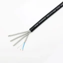 Van Damme Green Series 4 Core Multicore Microphone Cable, 0.14 mm² CSA, Screened, 9.2 mm OD, 50 m Length, Black 268414000