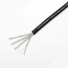 Van Damme Green Series 4 Core Multicore Microphone Cable, 0.14 mm² CSA, Screened, 9.2 mm OD, 50 m Length, Black 268414000