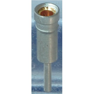 Mac 8 PD Series Straight Through Hole Socket Pin, 12A Current, Solder Termination, Beryllium Copper Alloy Contact PD-61