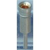 Mac 8 PD Series Straight Through Hole Socket Pin, 12A Current, Solder Termination, Beryllium Copper Alloy Contact PD-61