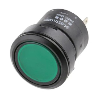 EAO Industrial Red Push Button Switch IP67 Rated Waterproof 22.5 mm Fitting Hole 84.0202.2R