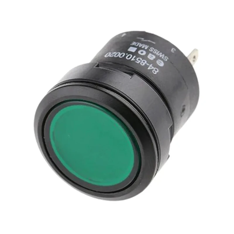 EAO Industrial Red Push Button Switch IP67 Rated Waterproof 22.5 mm Fitting Hole 84.0202.2R