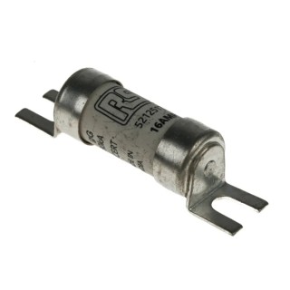 RS PRO 16A British Standard Fuse A1 550V AC High Rupture Capacity Tag Fuse 521-2517