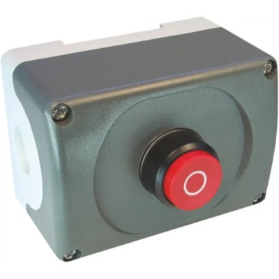 ABB Enclosed Push Button Switch Plastic Red IP66 22mm Cutout Diameter