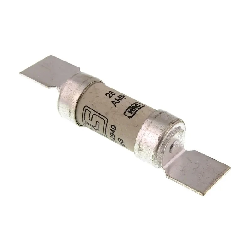 RS PRO 25A British Standard Fuse F1 550V AC HRC Blade Tag RS PRO 521-2949
