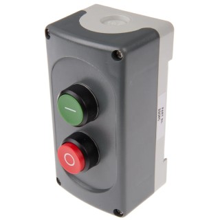 ABB Enclosed Push Button Switch Plastic, Grey, IP66, 22mm Cutout Diameter, 75mm Length 