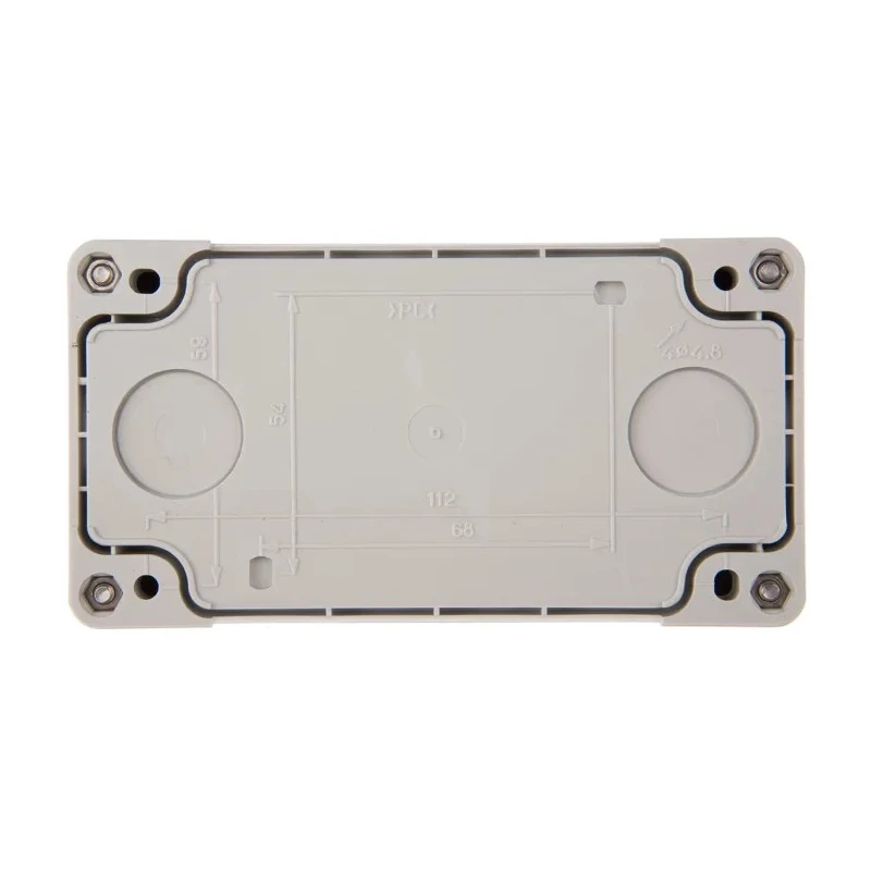 ABB Enclosed Push Button Switch Plastic, Grey, IP66, 22mm Cutout Diameter, 75mm Length 