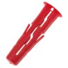 RawlPlug Red Plastic Wall Plug, 28 mm Length R-UNO-RED-1000