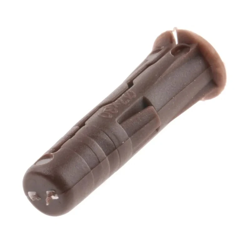 RawlPlug Brown Plastic Wall Plug 7mm x 30mm Universal Lightweight Fixing R-UNO-BRN-288