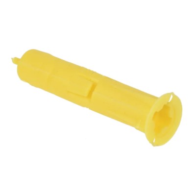 RawlPlug Yellow Plastic Wall Plug 24 mm Length R-UNO-YEL-1000