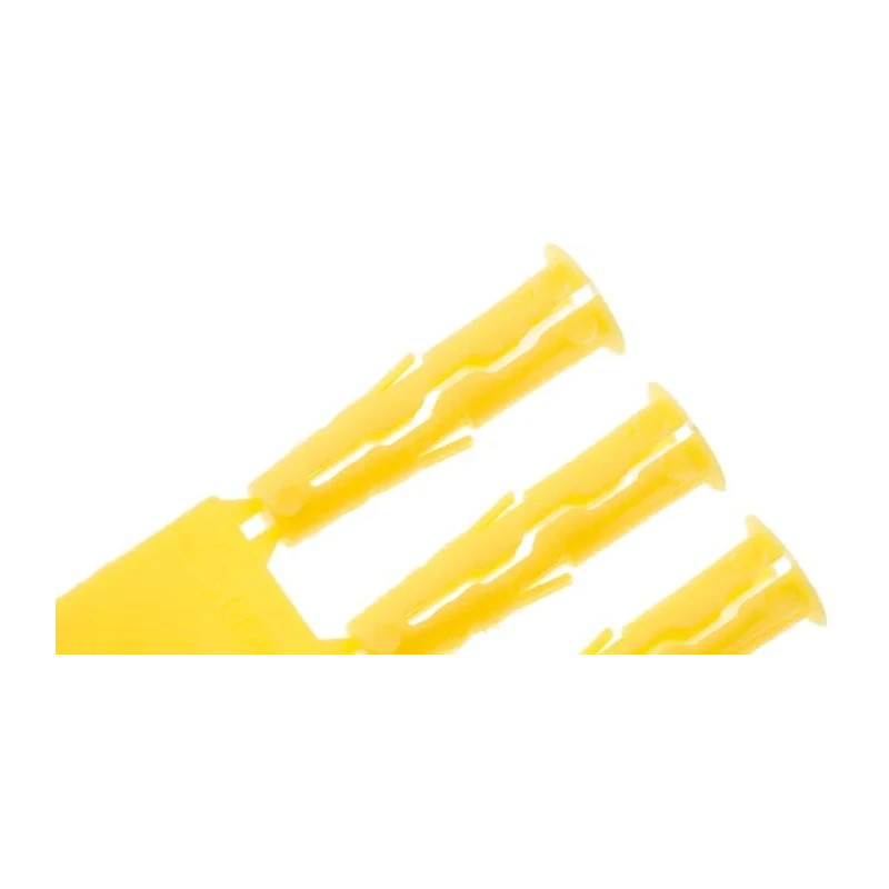 RawlPlug Yellow Plastic Wall Plug, 24 mm Length R-UNO-YEL-96-C