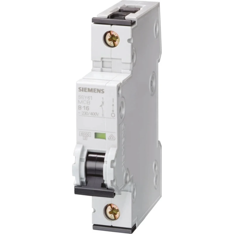 Siemens SENTRON 5SY6 Miniature Circuit Breaker 3-Pole 3A Type C 400V AC 72V DC 6kA Breaking Capacity 5SY6303-7