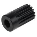 RS PRO Steel 15 Teeth Spur Gear 1 Module 8mm Bore 15 mm Pitch Diameter 17 mm Hub Diameter 521-6216