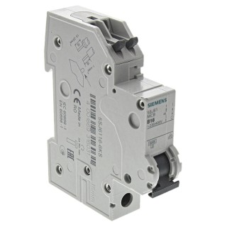 Siemens SENTRON Miniature Circuit Breaker 1-Pole 16A Type B 400V ac AC 60V dc DC 6 kA Breaking Capacity 5SJ6116-6KS