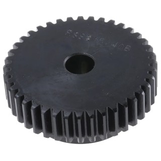 RS PRO Steel 40 Teeth Spur Gear 1.5 Module 12mm Bore 60mm Pitch Diameter 45mm Hub Diameter 521-6496