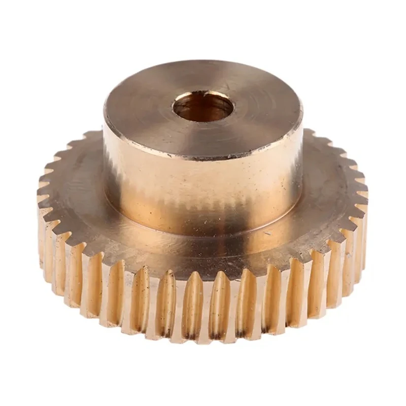 RS PRO Bronze 0.8 Module Worm Wheel Gear 40 Tooth 20 mm Hub Diameter 32.05 mm Pitch Diameter 18 mm Face Width 521-6878